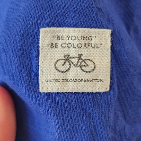 Stile Benetton Blue Number Tee L - Picture 6 of 7
